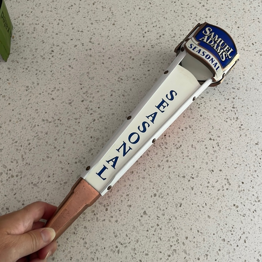 Samuel Adams Brewery Seasonal draft tap handle